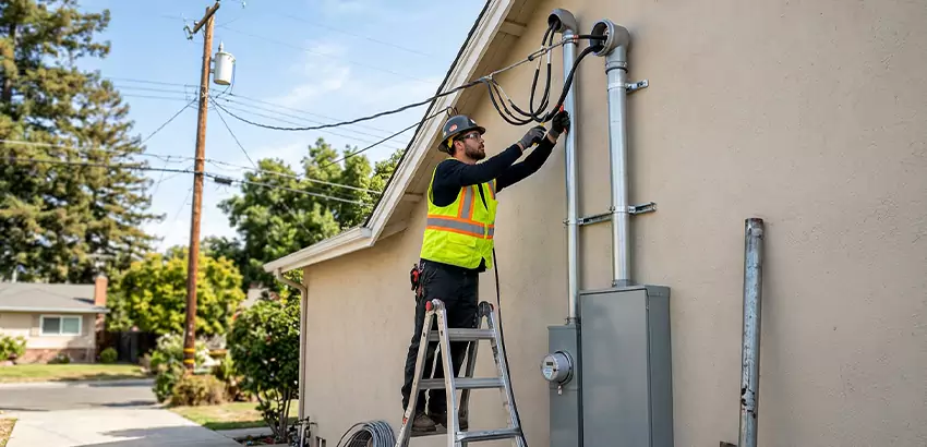Electrical Service Entrance and Mast Upgrade in Stoneham