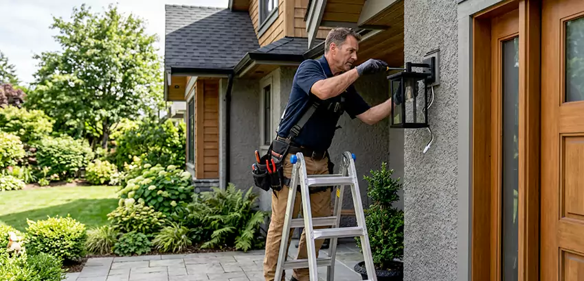 Outdoor and Exterior Light Fixture Installation in Stoneham