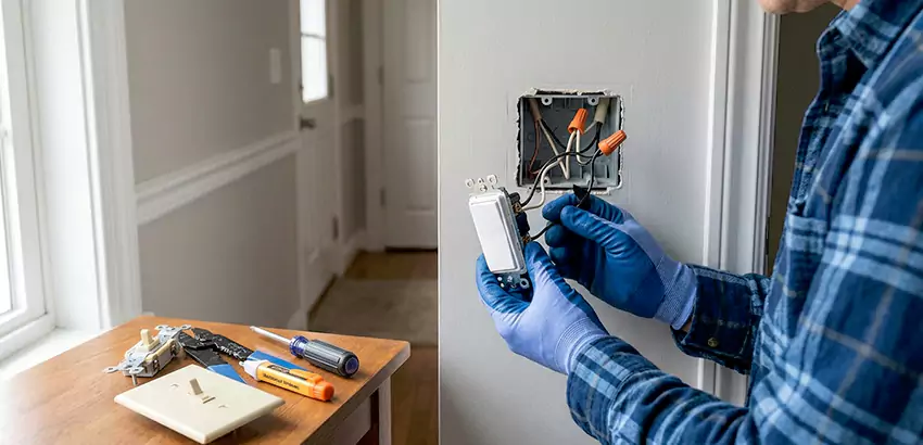 Motion Sensor Light Switch Replacement in Stoneham