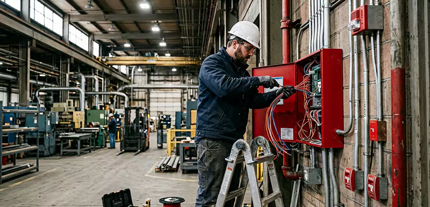 Industrial Fire Alarm Installation in Stoneham