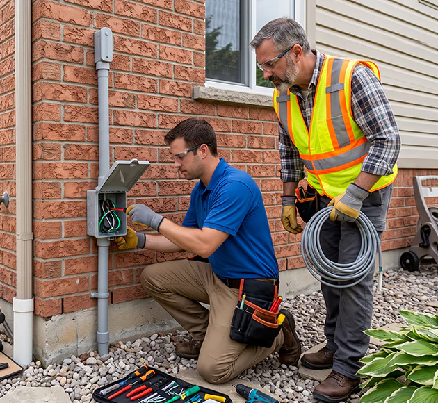 Professional Outdoor Outlet Installation: Your Local Exterior Wiring Team in Stoneham, MA